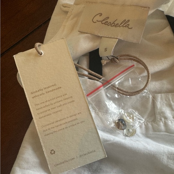 NWT Cleobella Versailles Mini Dress- White- Small - Picture 6 of 7